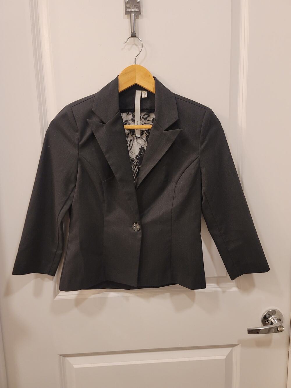 Black Lace Blazer